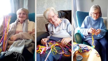 Colourful arts and crafts at Uddingston care home